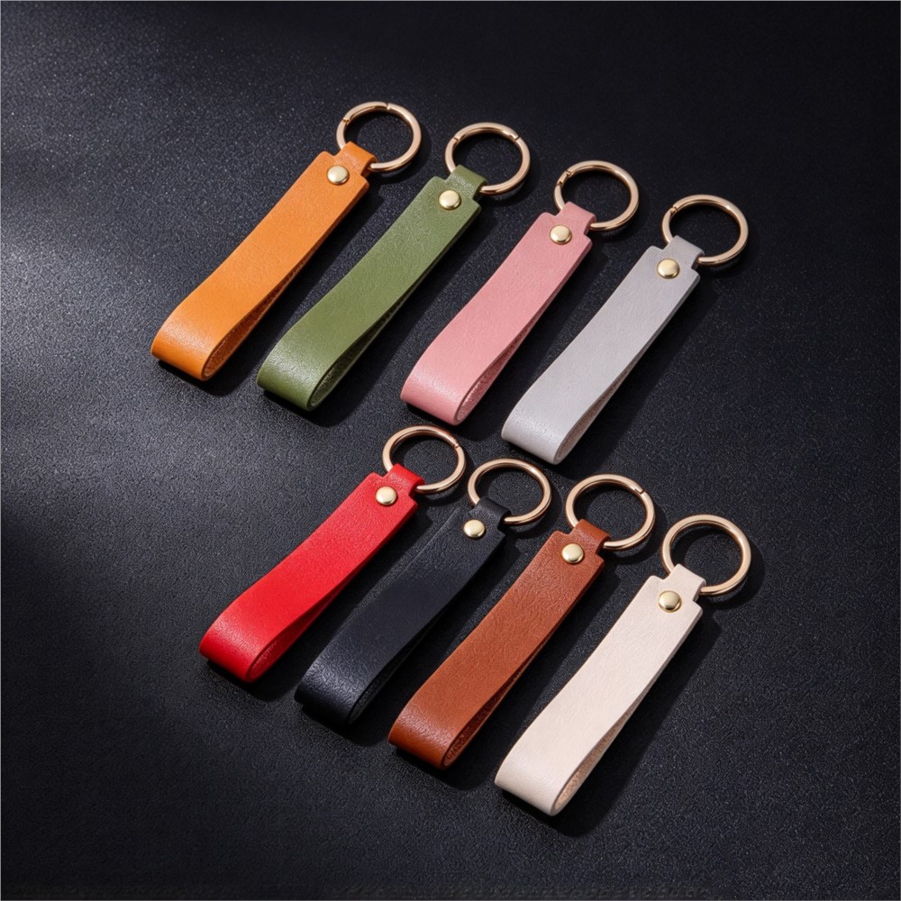 Leather Wallet Men - 1/5pcs PU Leather Keychain Gift Key