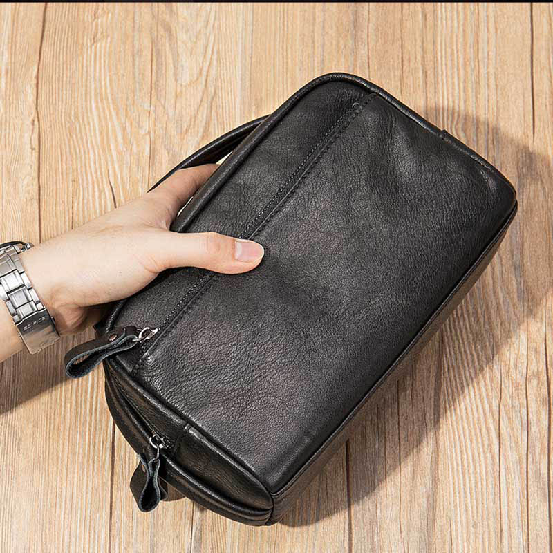 Leather Wallet Men - Luufan Nam Túi Cầm Tay Mềm