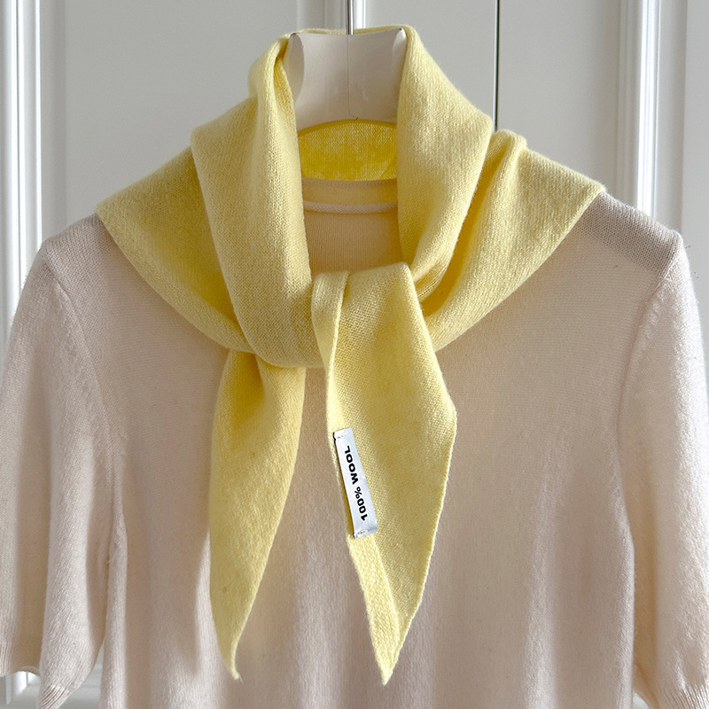 Knitted Scarf Women 100% Wool  - đánh giá và giá Cashmere Scarf