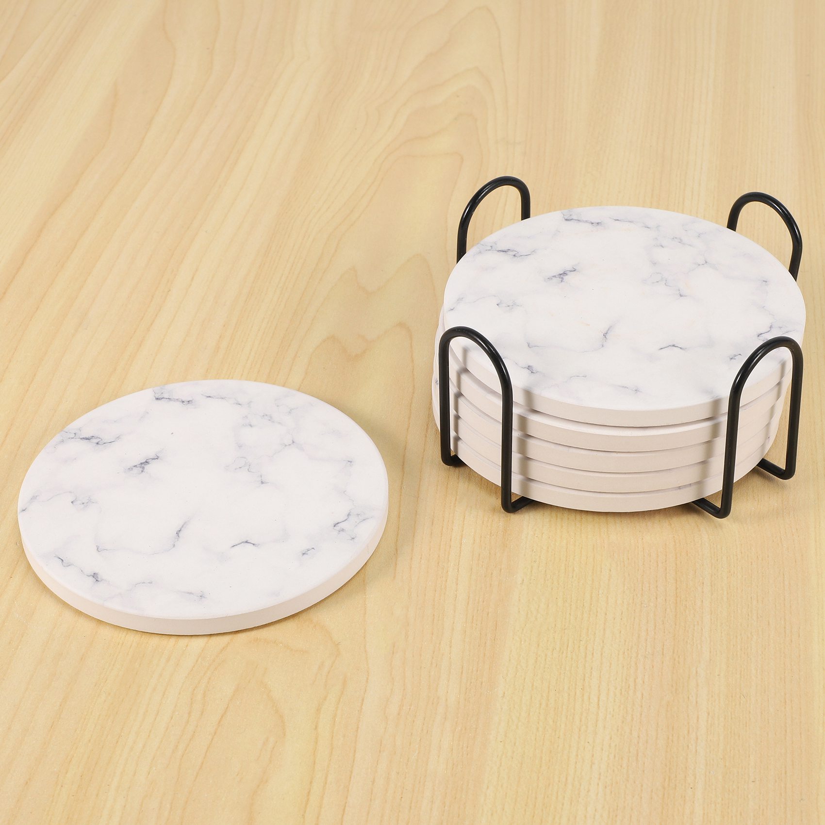 ABAH-Absorbent Coasters For Dr - đánh giá và giá Marble Coaster Set