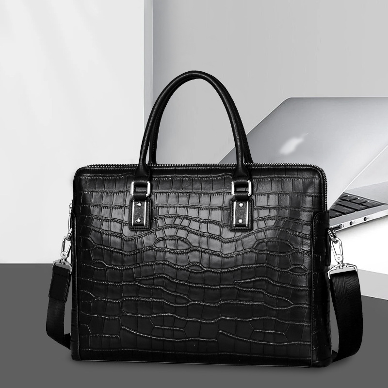 New Genuine Leather Men's Brie - đánh giá và giá Leather Briefcase