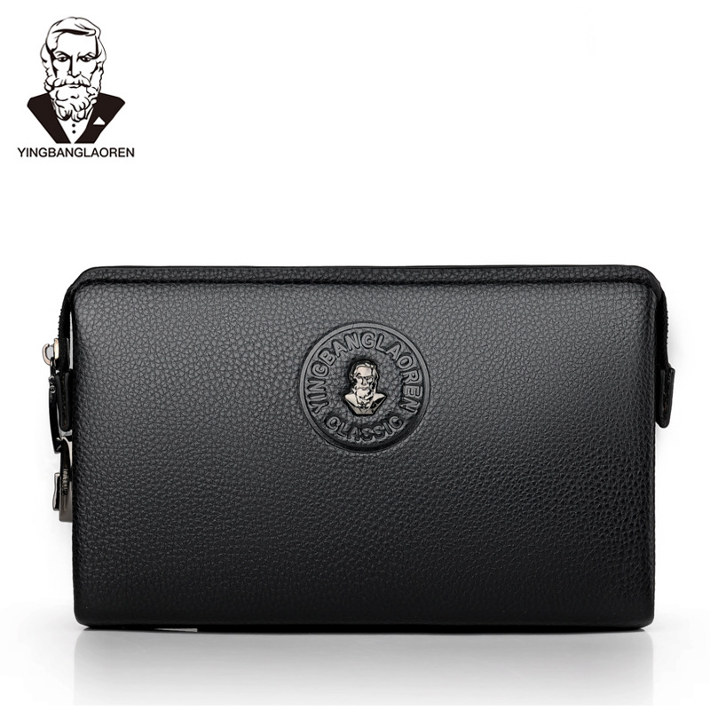 Male Long Money Wallets Mobile - đánh giá và giá Leather Wallet Men