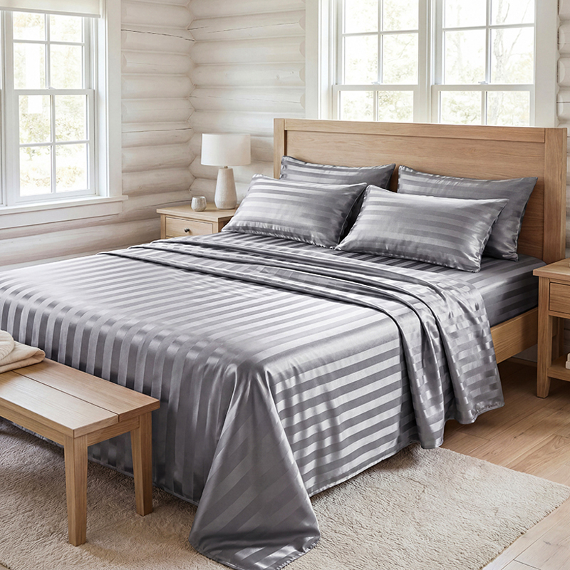 Wrinkle Resistant Striped Sati - đánh giá và giá Silk Pillowcase