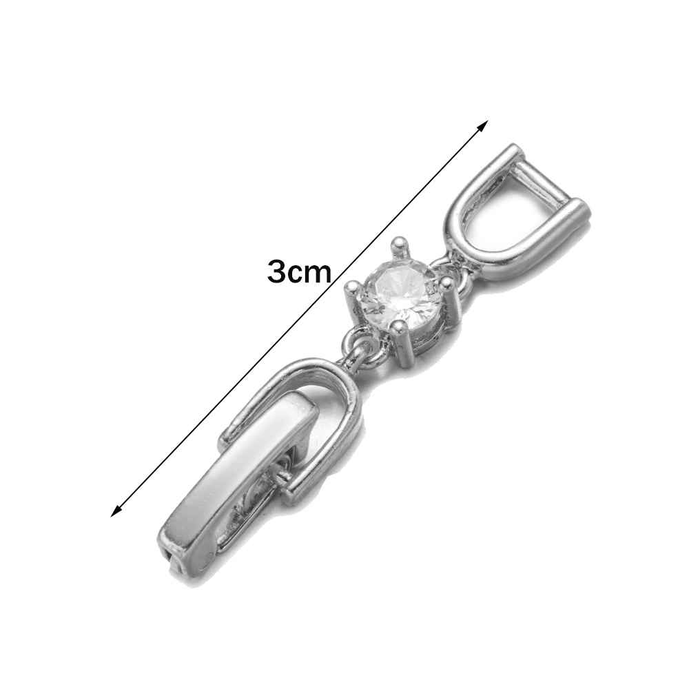 5pcs White Gold Plated Crystal - đánh giá và giá Gold Plated Jewelry