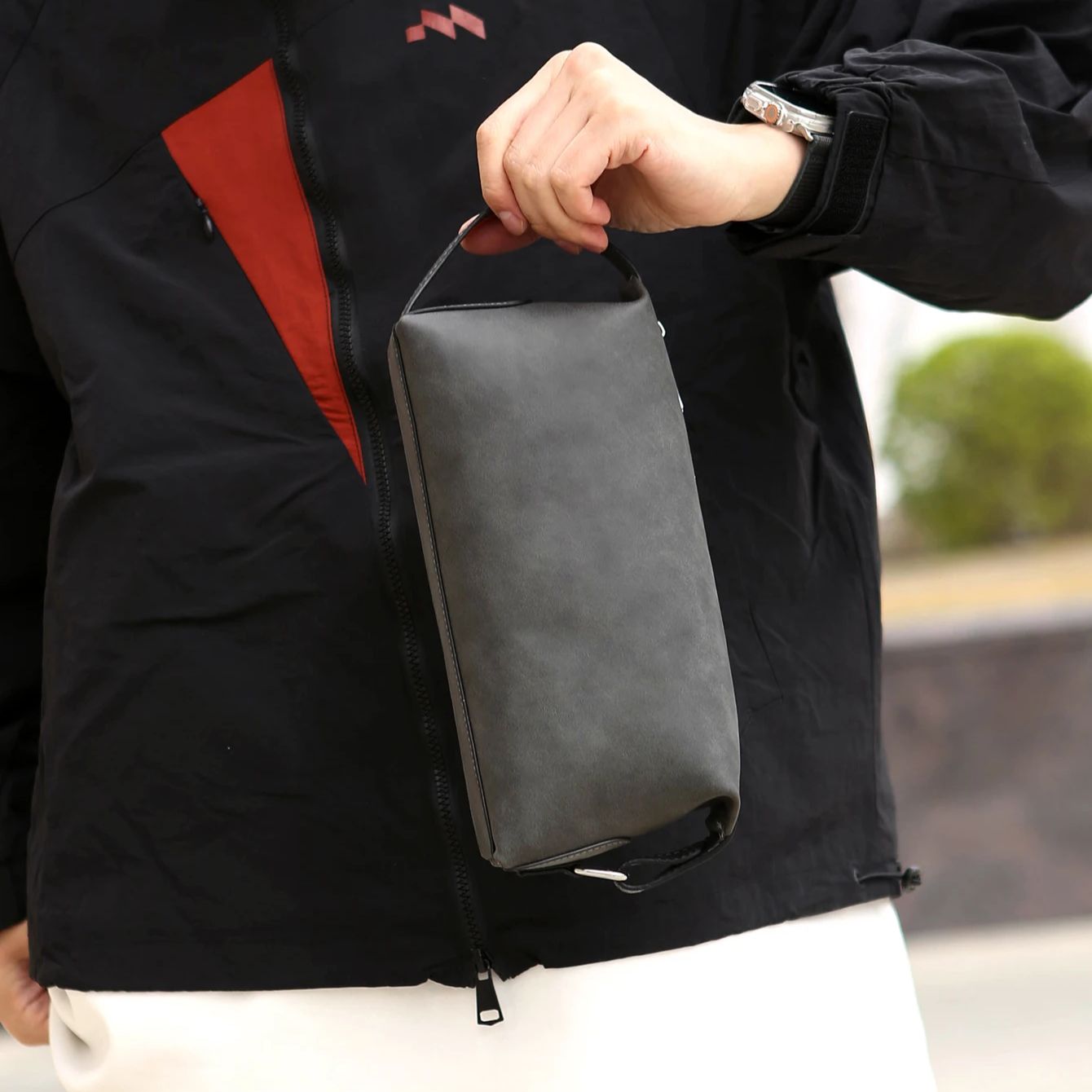 Men's Pu Leather Toiletry Bag, - đánh giá và giá Travel Luggage Set